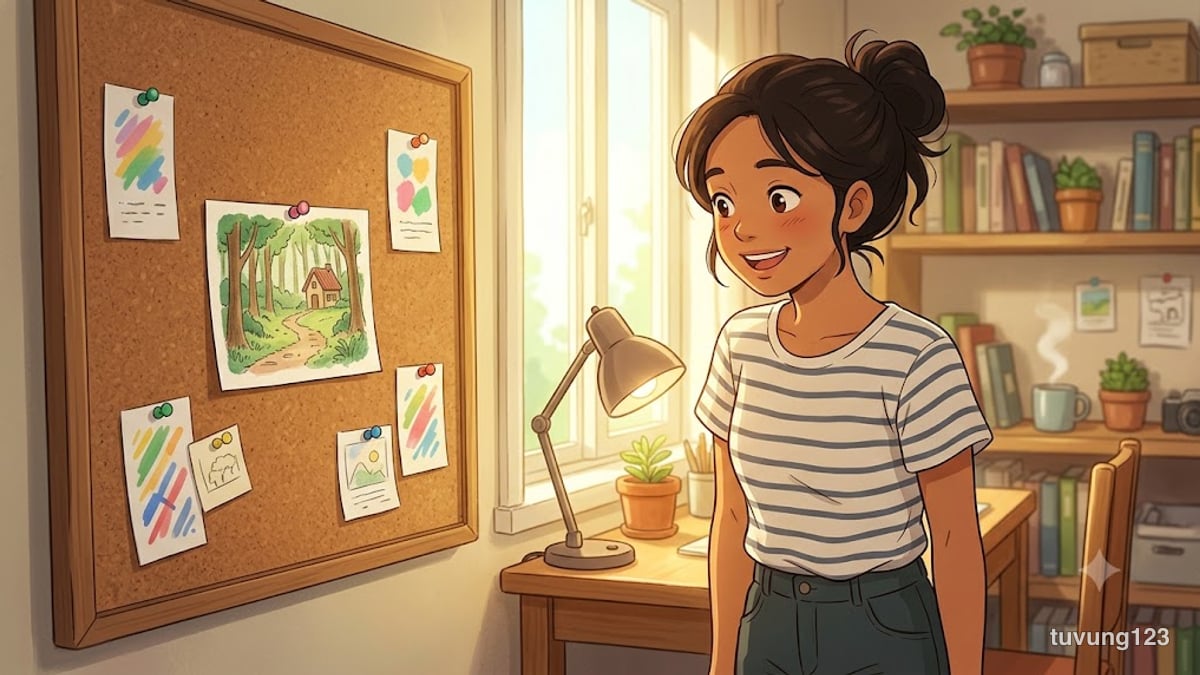 Ghi chú kèm một hình vẽ nhỏ để sau này còn nhớ ra ngữ cảnh