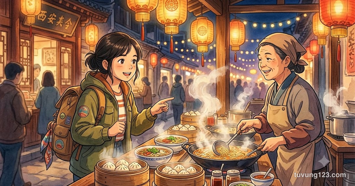 Đồ ăn tiếng Trung: từ vựng món ăn, đồ uống và câu gọi món