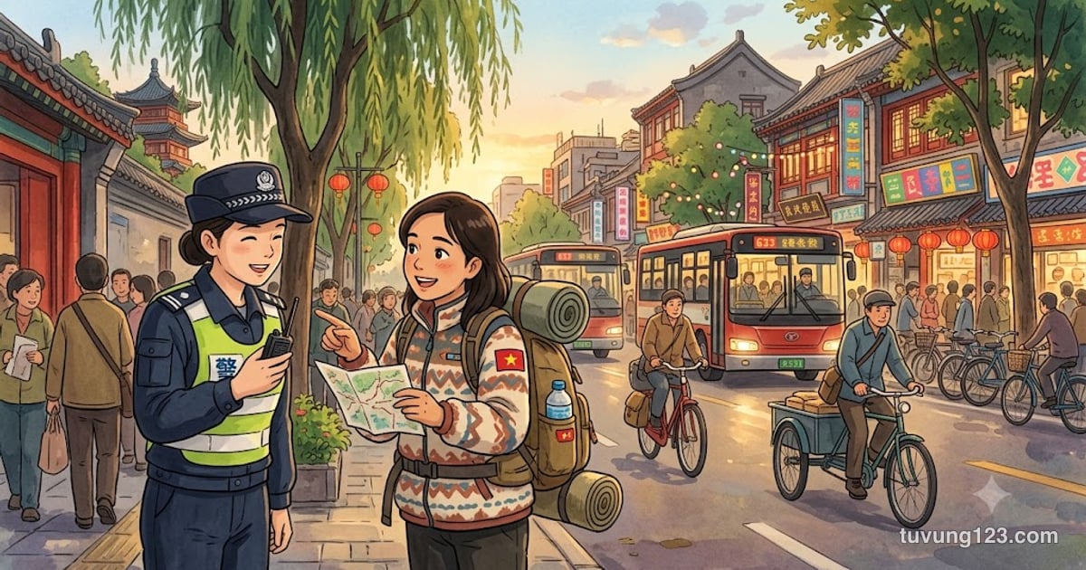 Từ vựng giao thông tiếng Trung: phương tiện, đường sá, hỏi đường