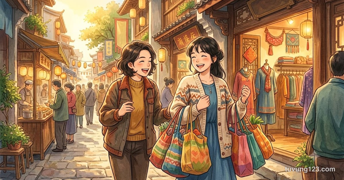 Giáo trình chuẩn HSK 1 bài 14: 她买了不少衣服 (Cô ấy đã mua không ít quần áo)