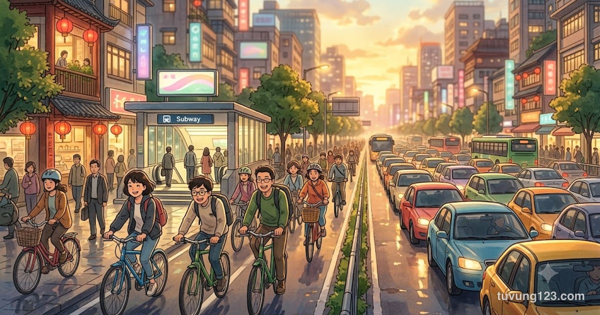 Giáo trình chuẩn HSK 5 bài 33: 以堵治堵——缓解交通有妙招 (Lấy tắc trị tắc: mẹo hay giảm ùn tắc giao thông)