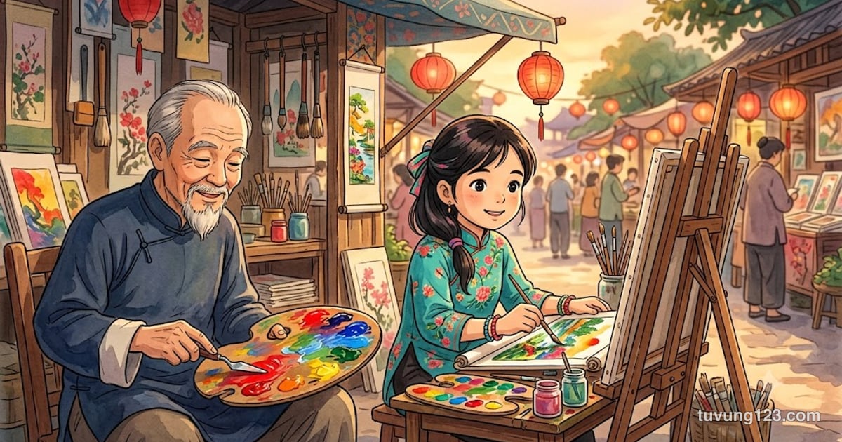 Màu sắc trong tiếng Trung: bảng tên màu, màu đậm nhạt và cách dùng