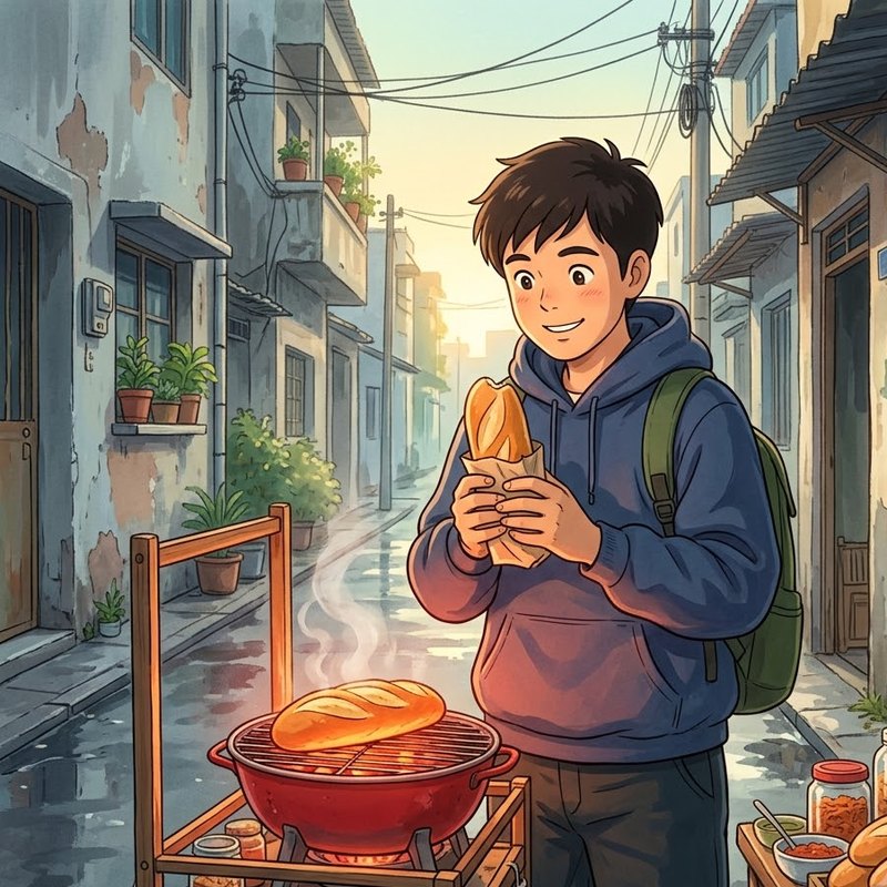 Ảnh bìa bài hát Quán bánh mì đầu ngõ
